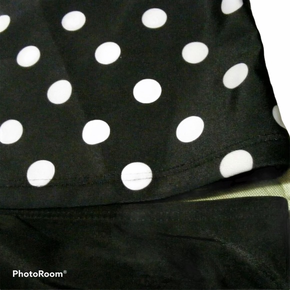Bobbie Brooks Polkadot Halter Tankini - Picture 4 of 5